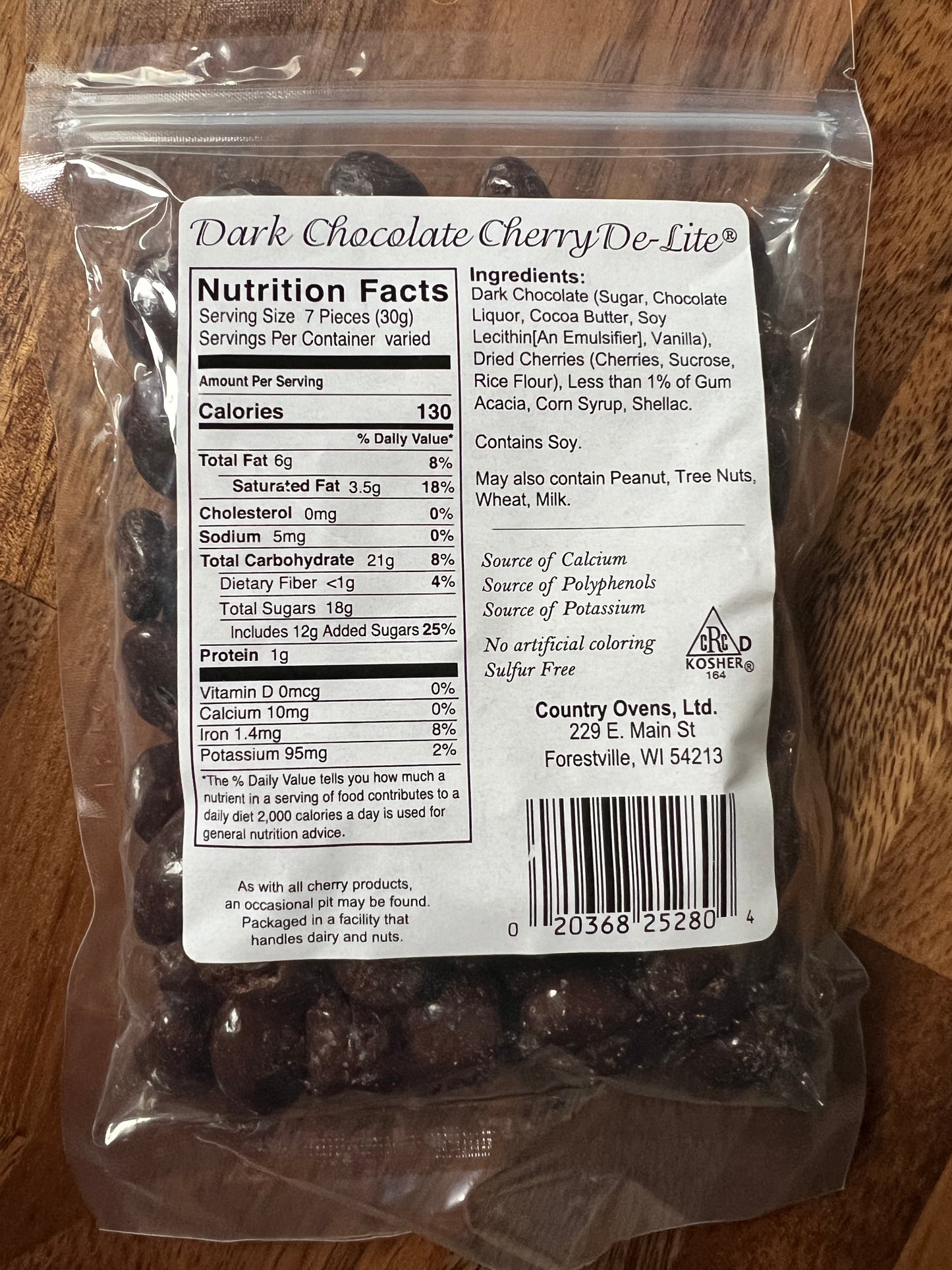 Dark Chocolate Covered Cherries