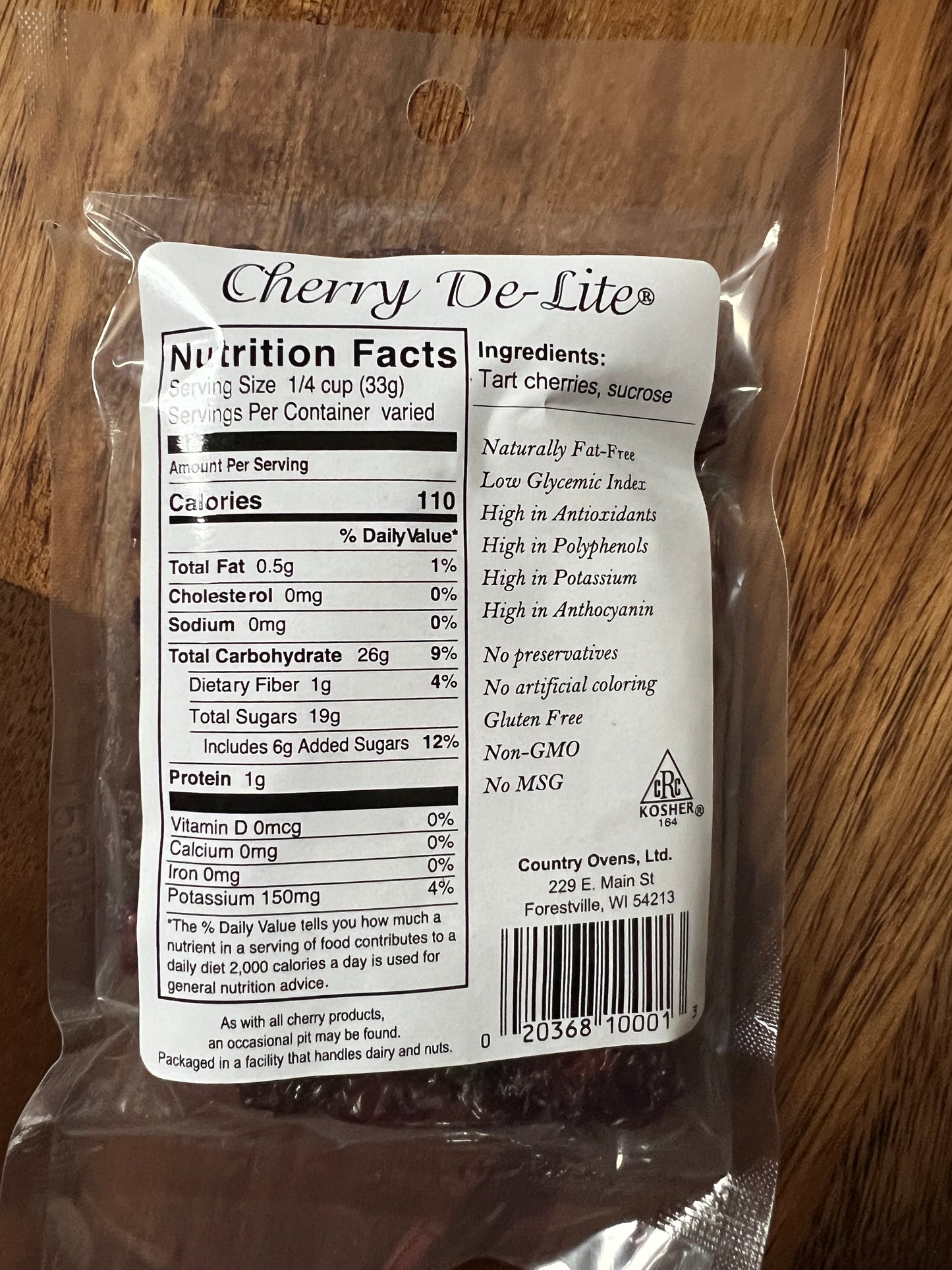 Montmorency Tart Cherries